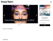 Tablet Screenshot of beautymatter.com